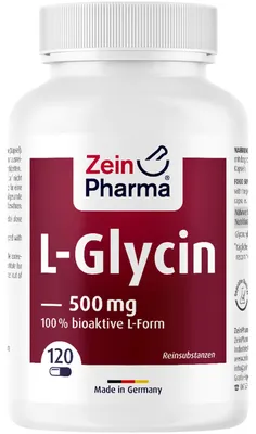 Immagine prodotto di Glicina 500 mg in capsule veg.hpmc Zeinpharma 120 Capsule