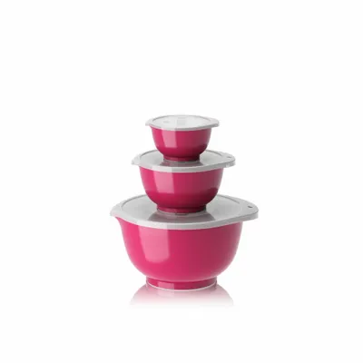 Image de Rosti Margrethe New Set de bols 6 pièces, Durostima, Beetroot, 0.25 + 0.75 + 3 L, 29944