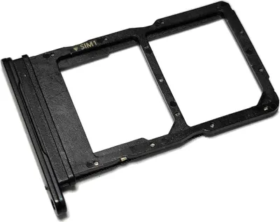 Produktbild von Simkartenhalter passend für Huawei Nova 9 SE (JLN-LX1, JLN-LX3) + Nano Kartenfach, Originalersatz, Schwarz