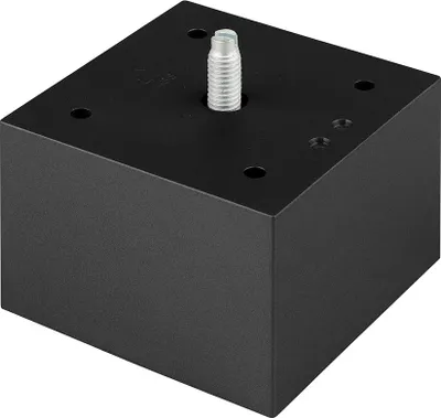 Produktbild von Möbelbein FP002 50 mm matt schwarz