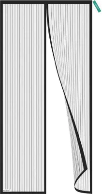 Zdjęcie produktu dla Moskitiera magnetyczna do drzwi, 70 x 210 cm, ochrona przed owadami, kolor czarny