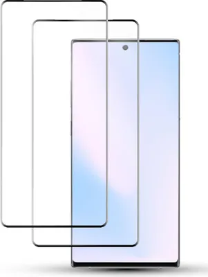 Obrázok produktu pre 2-balenie Samsung Note 10 Ochranné sklo na displej - Tvrdené sklo 9H - Super kvalita 3D