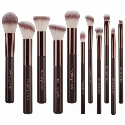 Produktbild von Technique Pro Make-up-Pinselset in Schokoladenbronze