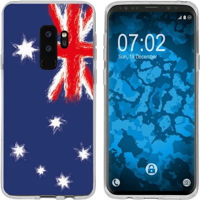 Produktbild von PhoneNatic Case kompatibel mit Samsung Galaxy S9 Silikon-Hülle WM Australien M2