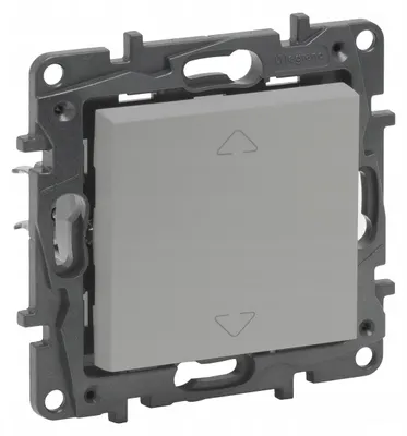 Produktbild von Legrand Niloe Step Rollladen-Taster Aluminium 3-Positionen