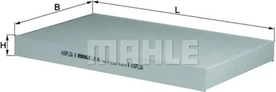 Produktbild von MAHLE Innenraumfilter LA 46 Pollenfilter für AUDI A6 Avant (4B5, C5)