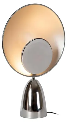Zdjęcie produktu dla Lampa stołowa LED CASTAMAR srebrna 3W Ciepła biel 180lm metal wym:39x26x10cm IP20 Lucide