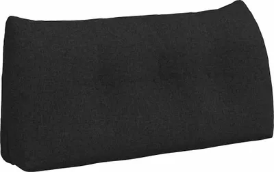 Obrázok produktu pre vidaXL Zadný vankúš čierny 100 x 24 x 50 cm látka