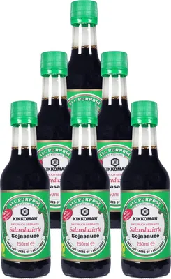 Produktbild von Kikkoman Salzreduzierte Sojasauce 6x250ml