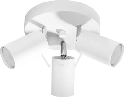 Produktbild von Deckenleuchte RING 3P weiß 3xGU10 10W Stahl 18x20x20cm Sollux Lighting