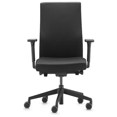 Produktbild von Trendoffice to-strike, Gepolsterter Sitz, Gepolsterte Rückenlehne, Schwarz, Schwarz, Stoff, Stoff