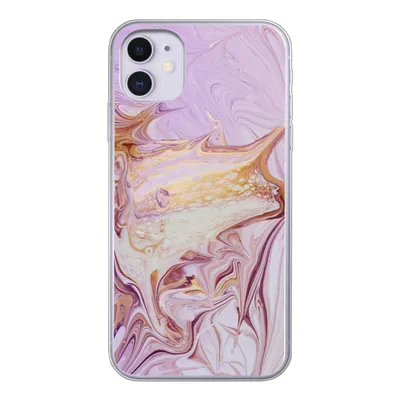 Produktbild von MuchoWow® Handyhülle Schutzhülle Hülle für iPhone 11 Marmor - Farbe - Abstrakt Silikon Softcase Handy Hülle - Handytasche