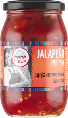Zdjęcie produktu dla Casa de Mexico Papryka jalapeno czerwona krojona 340 g