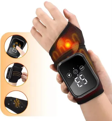 Produktbild von Elektrische Handgelenkstütze/Handgelenkbandage - Massage - Vibrationsmassage, Heißkompresse, , Für Handgelenk, Ohne Batterien