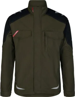 Produktbild von F. Engel Galaxy Arbeitsjacke, Forest Green/Schwarz, Gr. XS