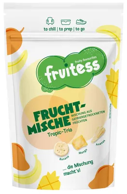 Produktbild von fruitess Fruchtmische Tropic-Trio 45g