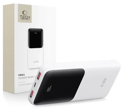 Obrázok produktu pre Tech-Protect Pb01 Power Bank 10000Mah 22,5W biela