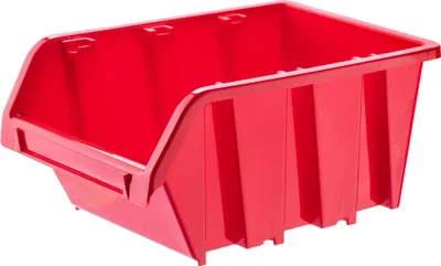 Obrázek produktu pro Skladovací boxy do dílny – boxy na drobné součástky – 19,5 x 12 cm – 10 kusů – červené