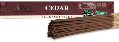 Productafbeelding van Wierookstokjes, 100% natuurlijk, zonder toegevoegde koolstof. Cedarwood, 25 stokjes (40 gram)