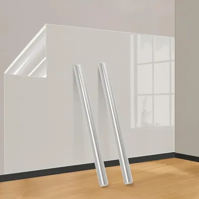 Produktbild von Elektrostatische Wandschutzfolie, Klare Wandschutzfolie, Selbstklebendes Kontaktpapier, Abnehmbare Transparente Statische Haftfolien für Küchenrückwände, Wände (60x1000 cm)