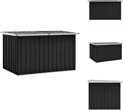 Produktbild von vidaXL Gartenbox Anthrazit 149 x 99 x 93 cm - Gartenboxen