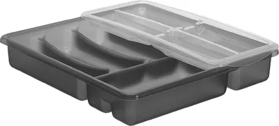 Obrázek produktu pro ROTHO 109071 Zásobník na příbory 6 přihrádek Topglide BASIC - antracitový