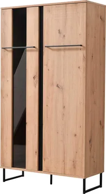Produktbild von Schrank Hoggas 84,5cm 2 Türen - Eiche/Schwarz