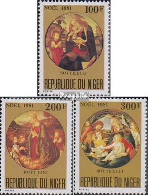 Produktbild von Briefmarken Niger 1981 Mi 779-781 (kompl.Ausg.) postfrisch Weihachten