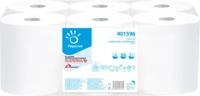 Immagine prodotto di Papernet 401596 Asciugamano di carta 450 fogli di cellulosa bianca 37,25 m