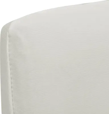 Obrázok produktu pre vidaXL 6 ks Krémové poťahy na stoličky Rovné elastické