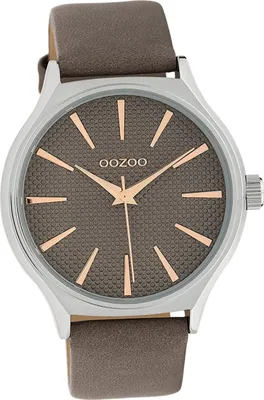Produktbild von Oozoo Damen Armbanduhr braun Analog Timepieces Lederarmband D2UOC10108