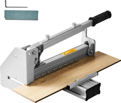 Produktbild von VEVOR Laminatschneider 12mm Schnitttiefe Laminatknacker Aluminium-Legierung Schneidegerät Winkelschneiden Vinylschneider Laminatböden elastische Kunststoffböden (LVP, SPC, WPC, VCT, Vinylböden)