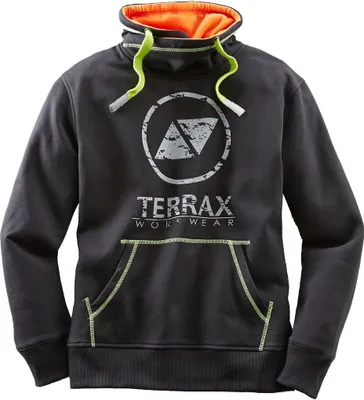 Produktbild von TERRAX WORKWEAR Herren Sweatshirt, Schwarz/Limette , Größe:XL, Farbe:Schwarz/Limette