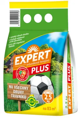 Obrázek produktu pro Hnojivo trávníkové - Expert Plus 2,5 kg