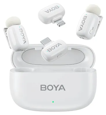 Produktbild von Boya Mini 13 weiss 2TX + 2RX