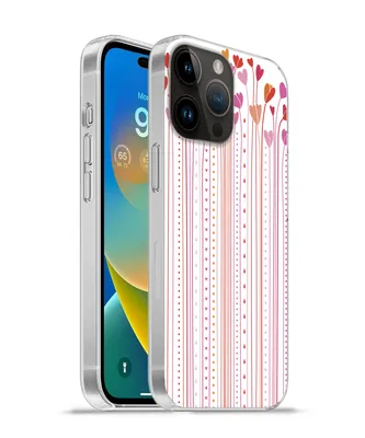 Produktbild von MuchoWow® Handyhülle Schutzhülle Hülle für Apple iPhone 14 Pro Max Eine Illustration der wachsenden Herzen Silikon Softcase Handy Hülle - Hardcover