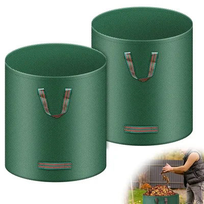 Immagine prodotto di Set di 2 sacchi per rifiuti da giardino, con una capacità di 500 litri ciascuno