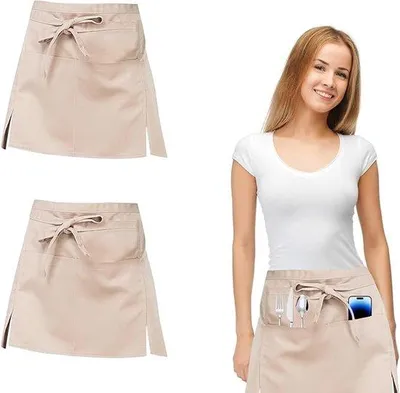 Produktbild von Damen Küchenbeutel, große, verstelle Taschen, anpassbare Küche, Grill, Wohnzimmer, 2 Stück Damen Küchenbeutel