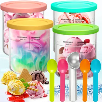 4er-Set 680 ml Behälter für Ninja Creami NC500/NC501