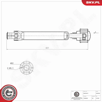 Obrázok produktu pre wał napędowy LAND ROVER Freelander I,TVB000090