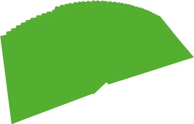 Produktbild von Folia 614/50 55, Grün, A4 (210 x 297 mm), Einfarbig, 300 g/m², 50 Blätter, Deutschland