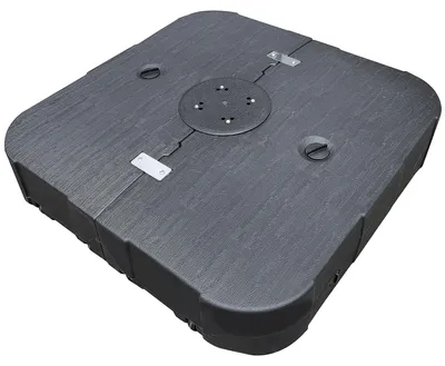 Produktbild von osoltus Schirmständer für Ampelschirm befüllbar mit Wasser Sand 150kg rollbar