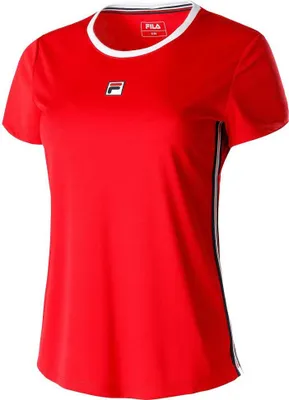 Productafbeelding van Fila Sport Lucy T-shirt met korte mouwen, rood, dames, maat L