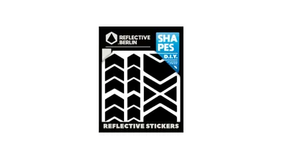 Immagine prodotto di REFLECTIVE BERLIN Reflexaufkleber "Shapes" SB-verp Chevrons, schw