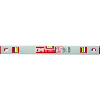 Wasserwaage Eurostar 120cm Aluminium silber Genauigkeit 05mm