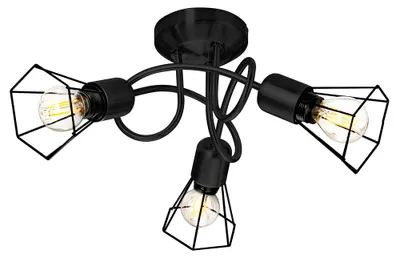 Produktbild von GLOBO 62080308, Schwarz, Metall, IP20, I, E14, 40 W