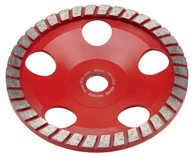 Produktbild von Flex 420409, Schleifscheibe, Eingedrückte Mitte, Flex, 18 cm, LD 24-6 180, Kit E-Jet LD 24-6 180, Kit TH-Jet LD 24-6 180, Kit Turbo-Jet, Rot