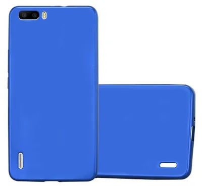 Image de Cadorabo Housse pour Honor 6 PLUS Housse en bleu Housse pour portable TPU silicone Etui Cover Case
