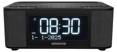 Produktbild von Kenwood CR-ST 55 DAB, Uhr, DAB, DAB+, FM, Schwarz, Tasten, Radio/Summer, Akku