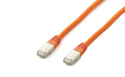 Image de Equip Patchkabel Cat6A Plat.S/FTP 2xRJ45  3.00m  orange LSZH Polybeutel